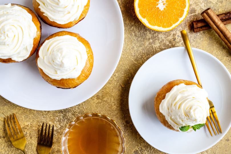 Baba au Rhum top down
