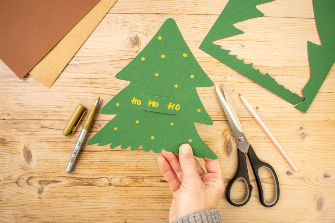 Bestecktasche anmalen und dekorieren