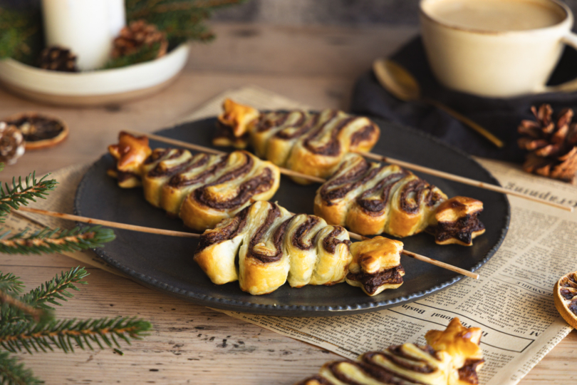 blaetterteig tannenbaum spiess