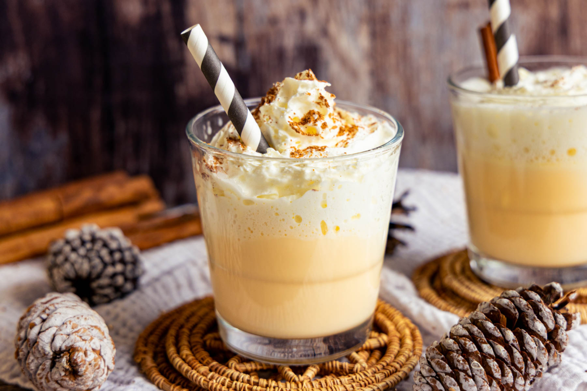 Bombardino - Heißer Eierlikör-Cocktail