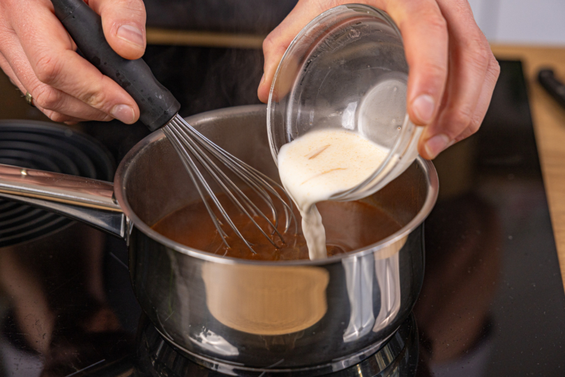 mit Speisestärke abbinden