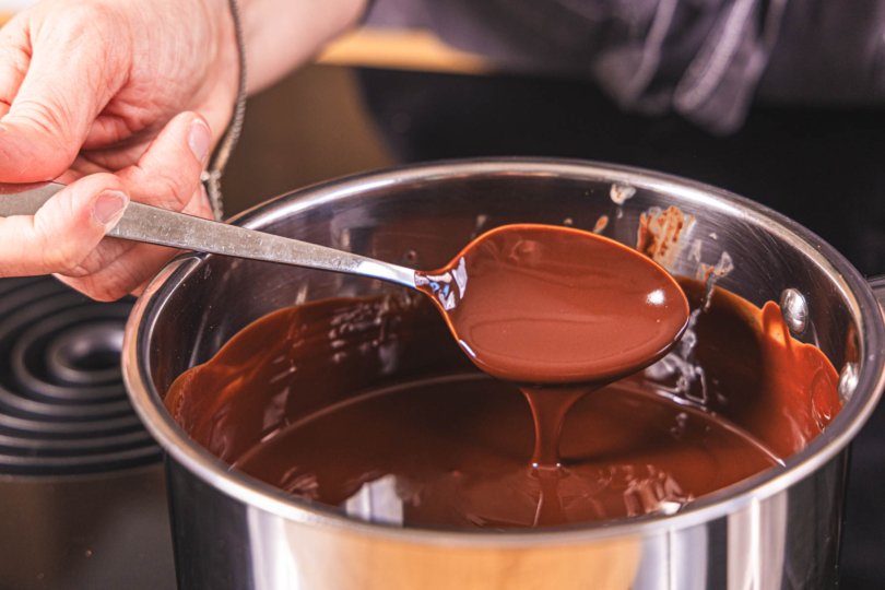 geschmolzene Schokolade