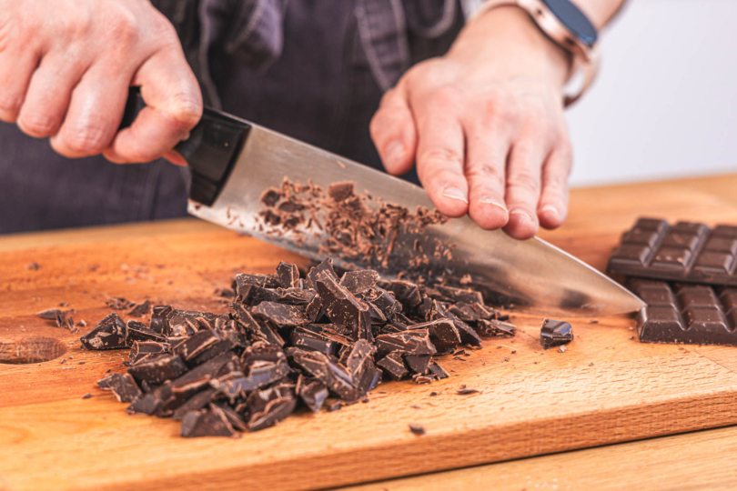 Schokolade hacken