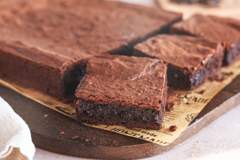 Brownie angeschnitten