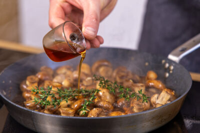 Balsamico dazugeben