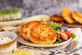 knusprige Frischkäsetaler