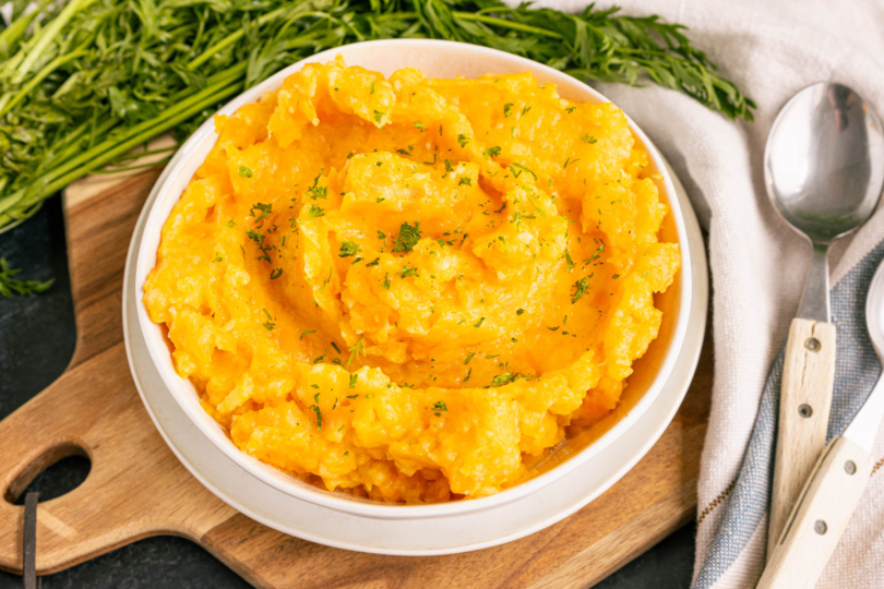 Möhren untereinander mit Kartoffeln