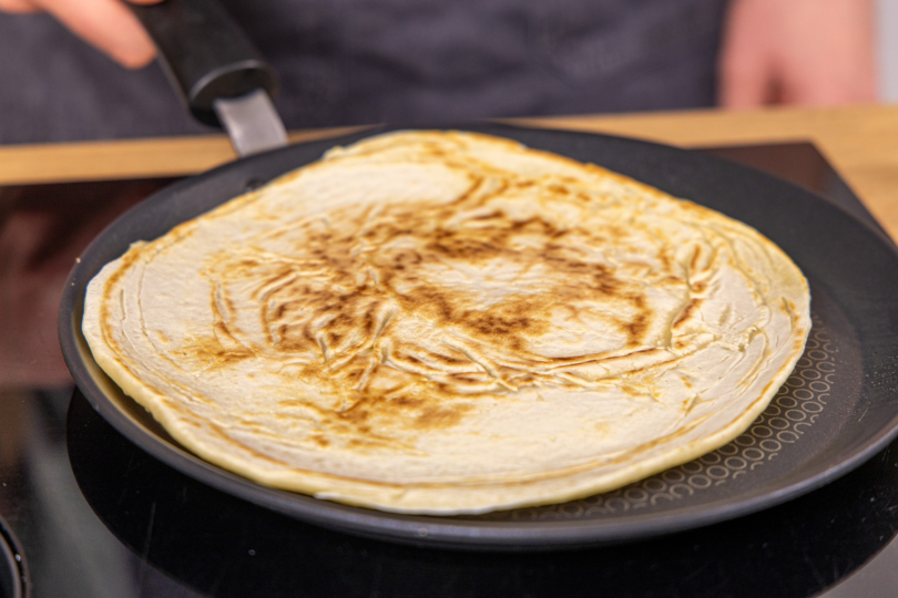 harter, zäher Pfannkuchen