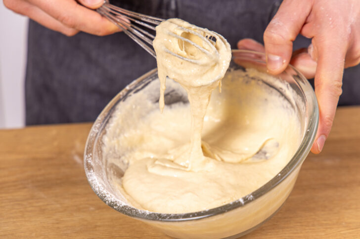 zu dicker Pfannkuchenteig