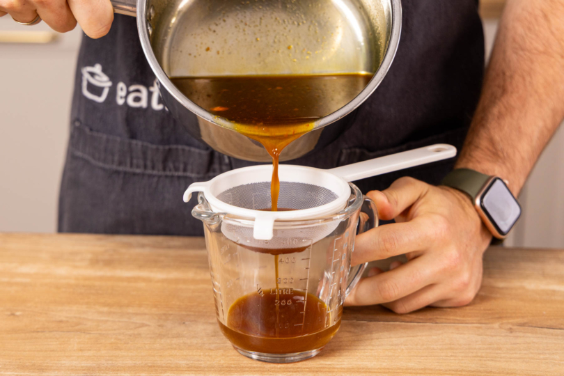 Pumpkin Spice Sirup sieben