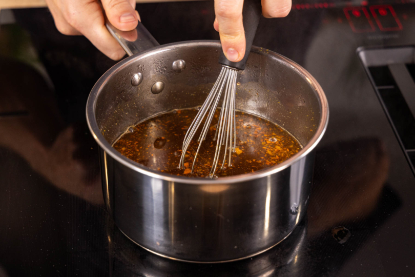 Pumpkin Spice Sirup verrühren