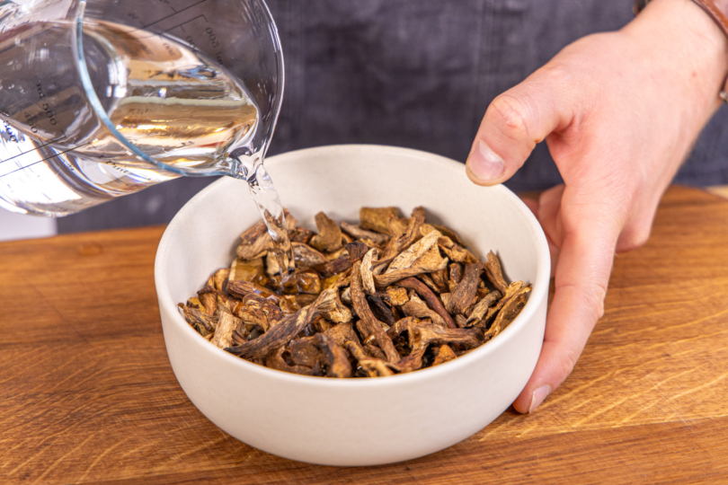 Steinpilze einweichen