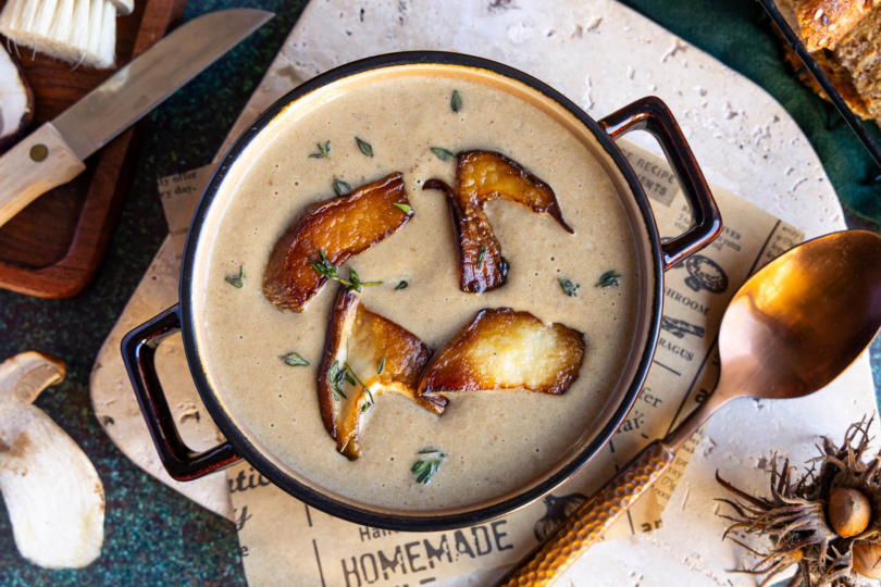 Steinpilzsuppe mit Einlage