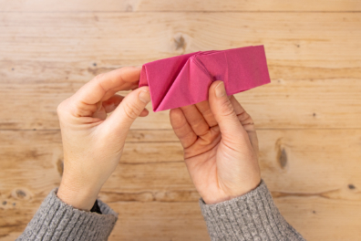 Sternenspitzen falten