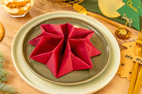 Stern aus Serviette falten