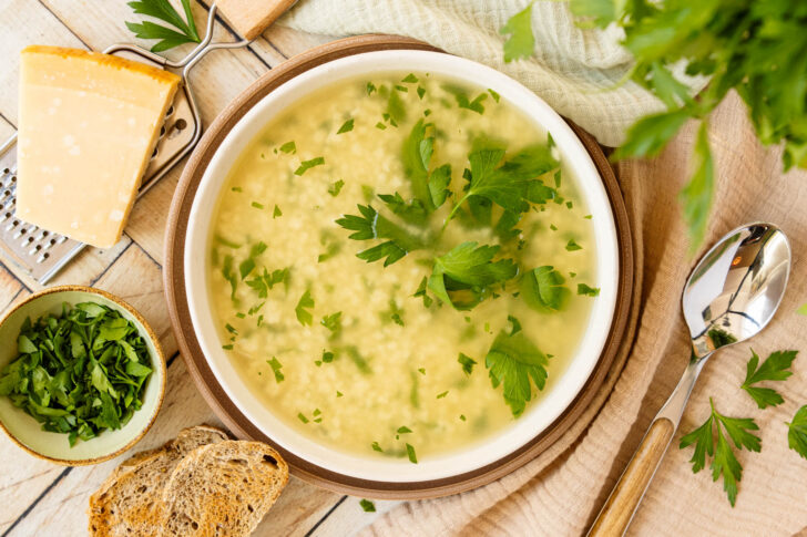 Stracciatella Suppe