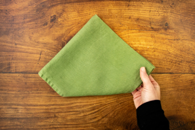 Rechte Serviettenspitze