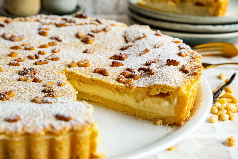 Torta della nonna Anschnitt