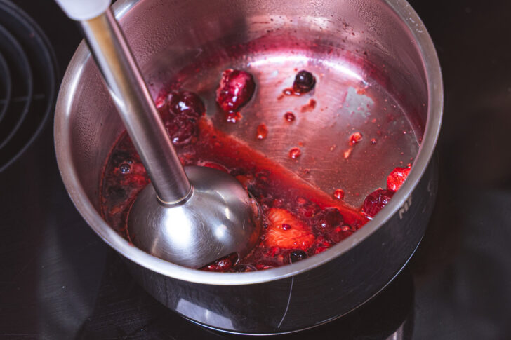 Beeren pürieren