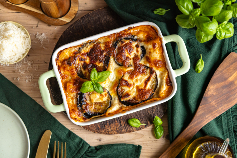 Auberginen Lasagne
