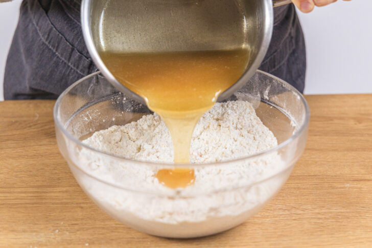 Sirup dazugeben