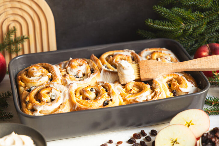 Bratapfel-Zimtschnecken
