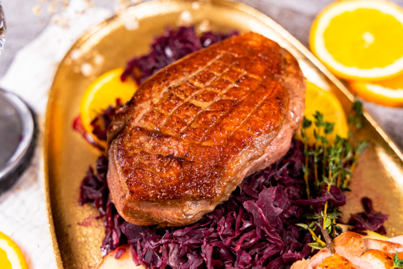 gebratene Barbarie-Entenbrust