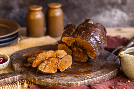 Geschmorte Rehkeule nach Omas Rezept