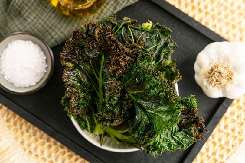 Knusprige Grünkohl-Chips aus dem Airfryer