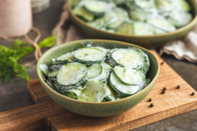 Gurkensalat schnell und einfach