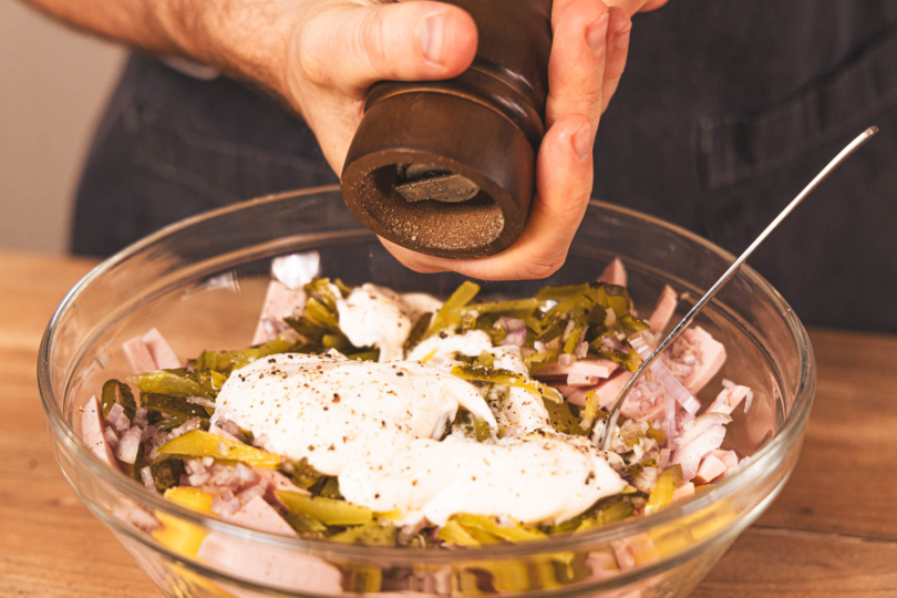 Kartoffeln mit Miracel Whip würzen