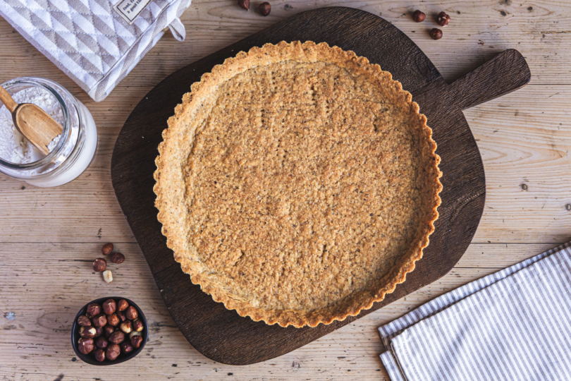 Nuss-Mürbeteig für Tortenböden