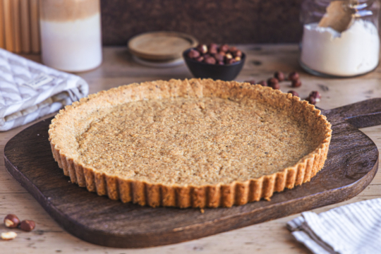 Nuss-Mürbeteig für Tortenböden