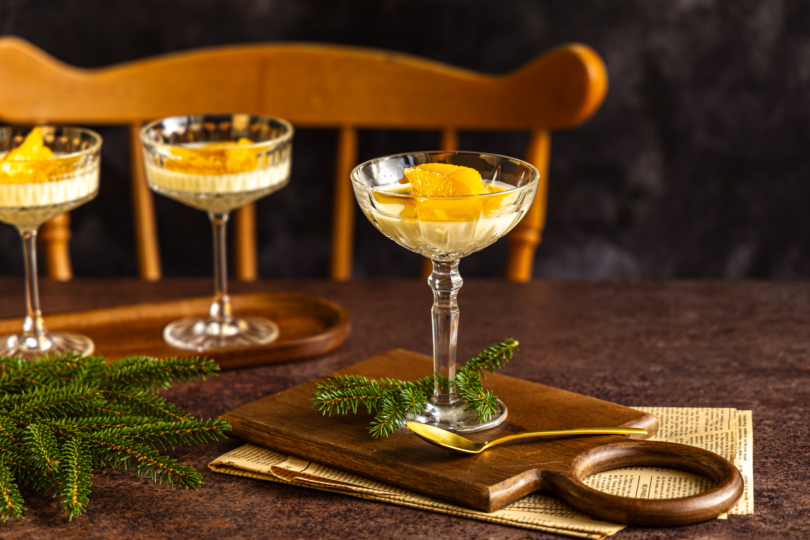 Orangen Panna Cotta