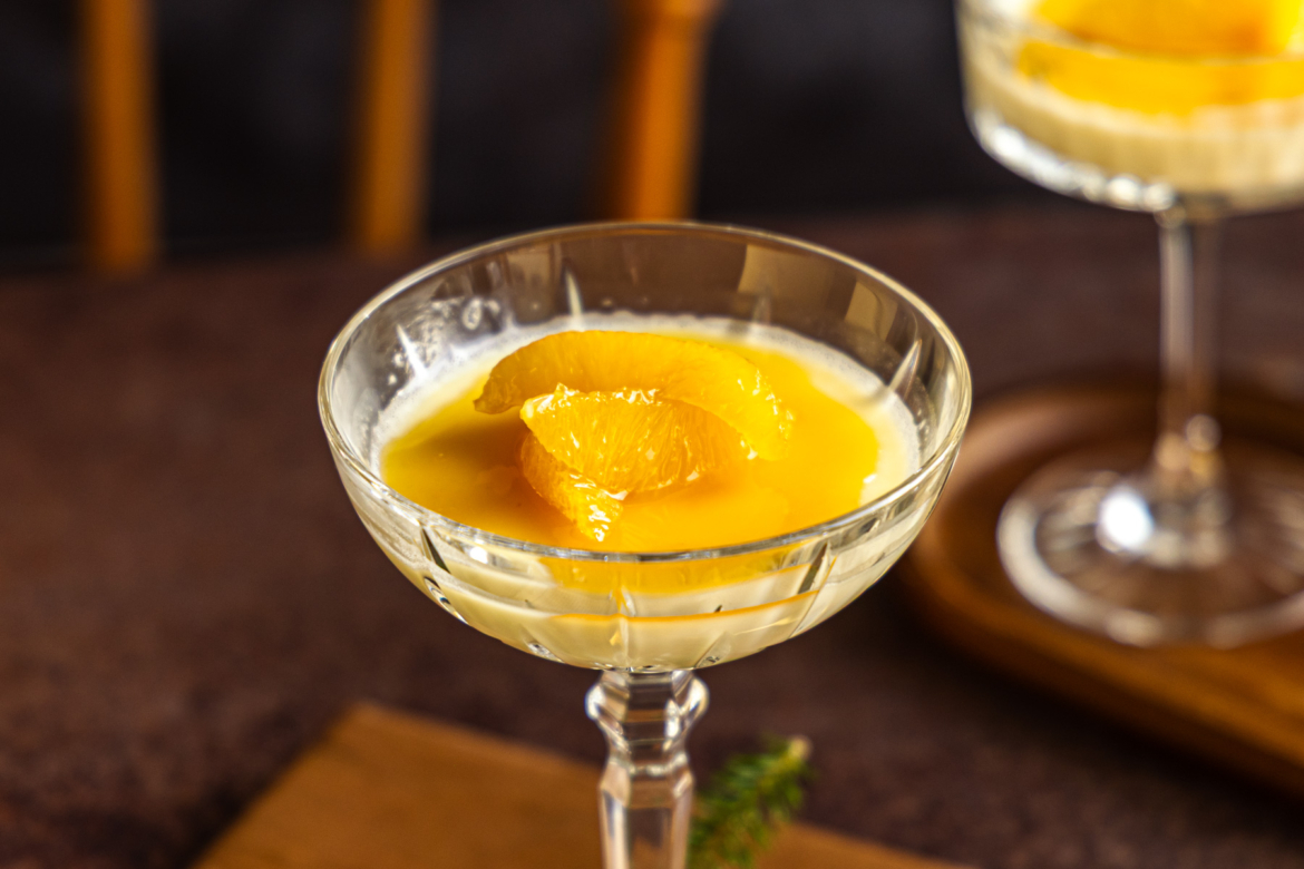 Orangen Panna Cotta