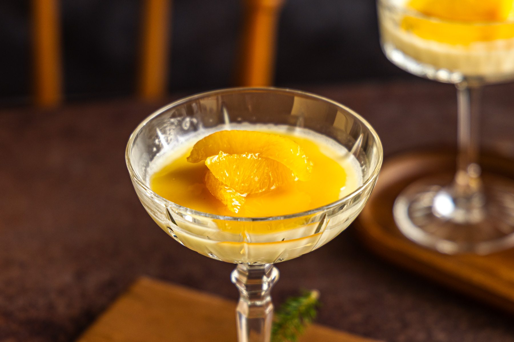 Orangen Panna Cotta – cremiges Dessert im Glas