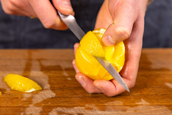 Orange filetieren