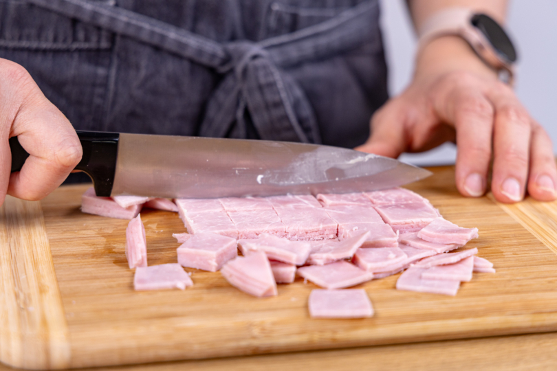 Schinken schneiden