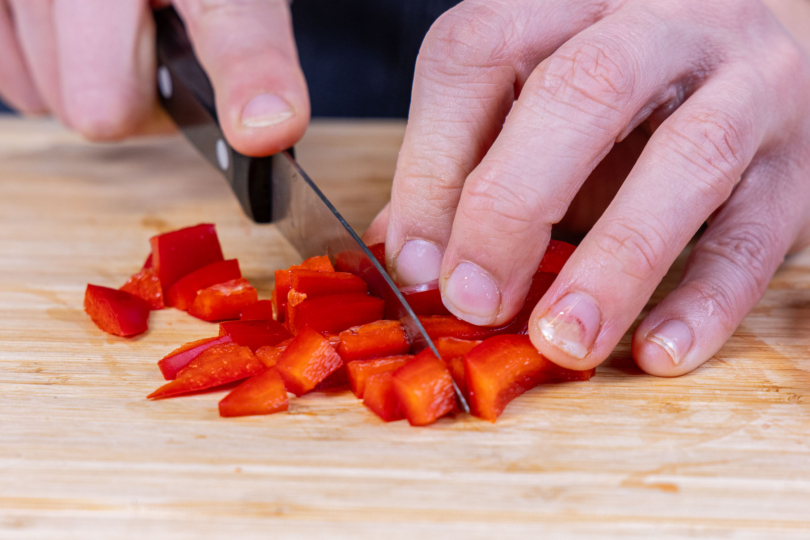 Paprika schneiden