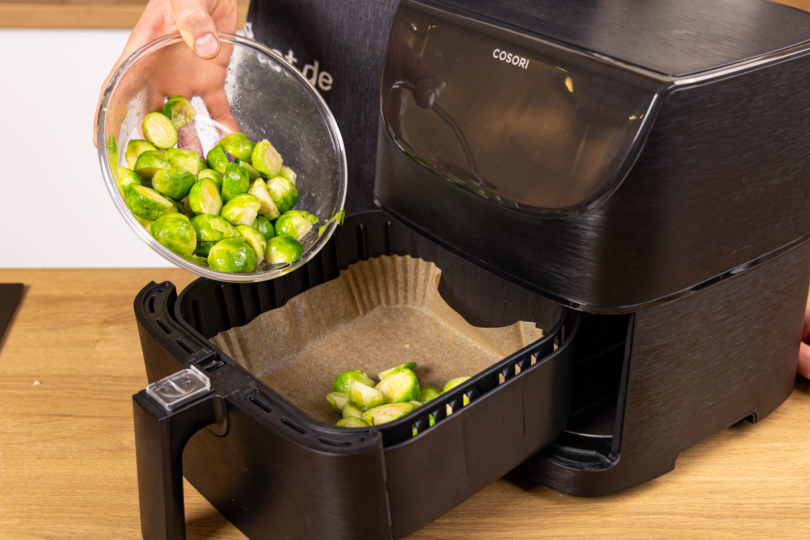Rosenkohl im Airfryer garen