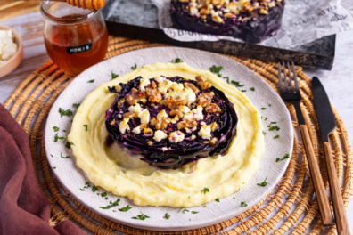 Rotkohl Steaks aus dem Backofen