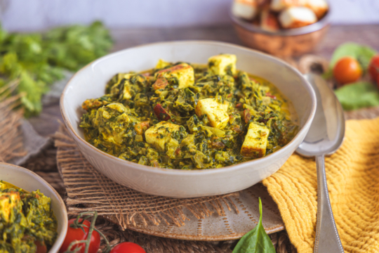 Saag Paneer einfach und cremig