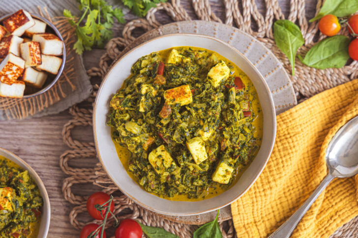 Saag Paneer einfach und cremig