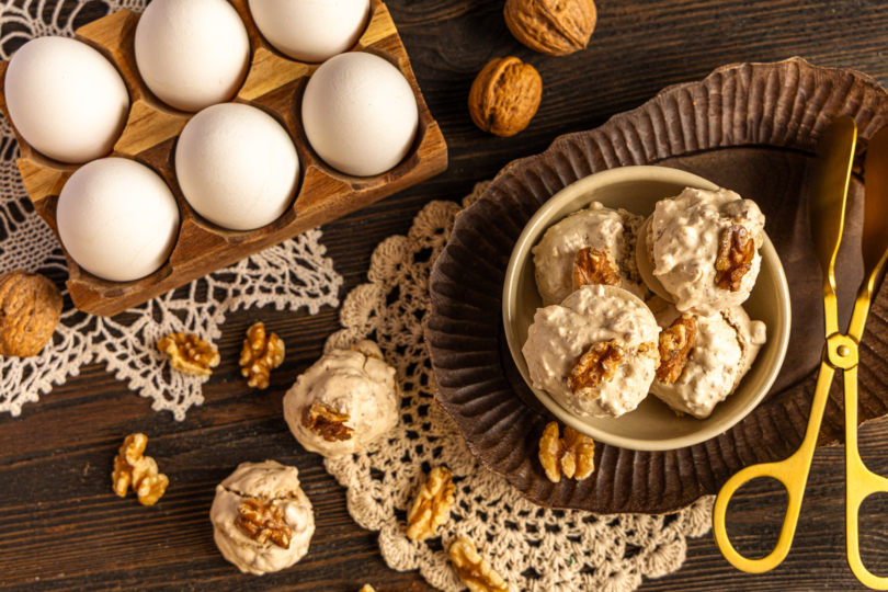 Saftige Walnussmakronen