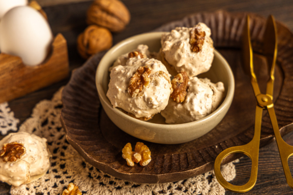 Saftige Walnussmakronen