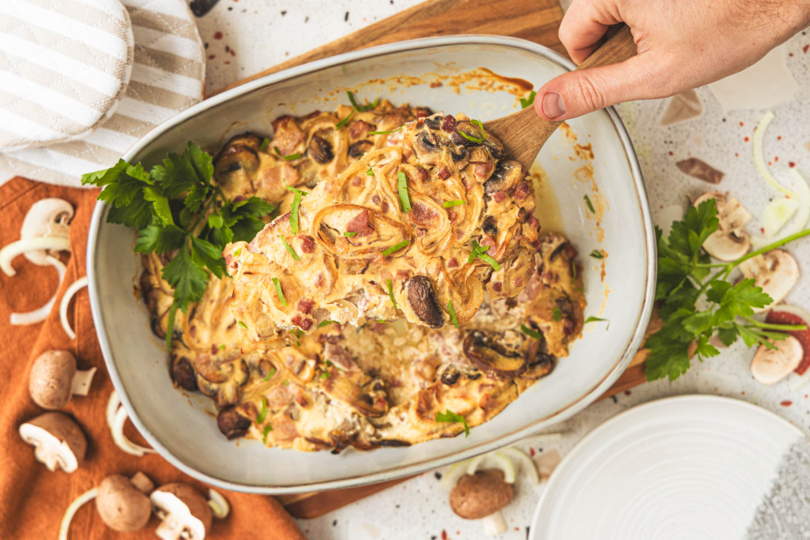 Schnitzelauflauf schnell und einfach