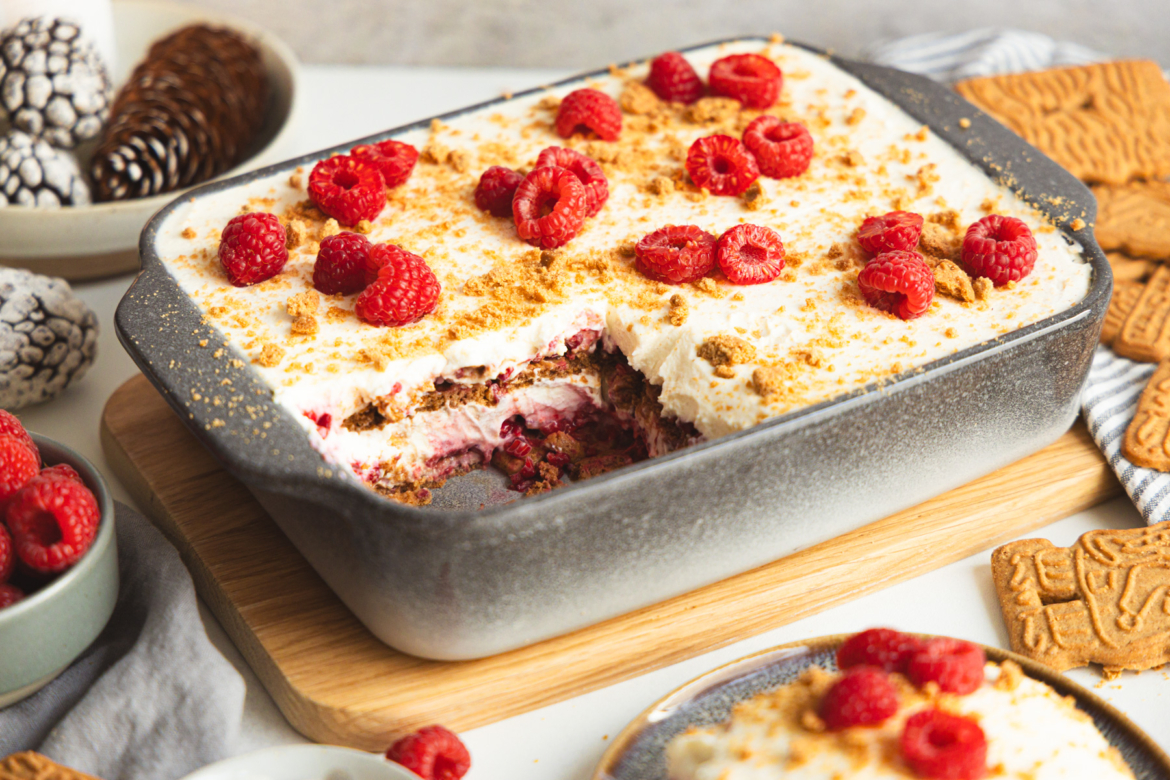 Spekulatius Dessert in der Auflaufform