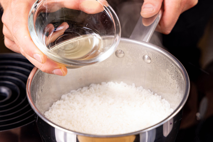 Sushireis marinieren