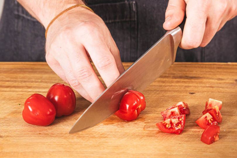 Tomaten schneiden