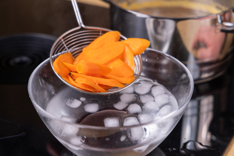 Karotten abschrecken